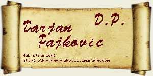 Darjan Pajković vizit kartica